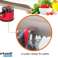 Knife and Scissors Sharpener with Suction Cup Locking Lever Red image 3