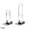 Foldable aluminium warehouse transport trolley 90kg image 2