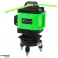 4D Planar Laser Level 16 Lines Bag 2 Batteries Green image 2