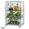 Mini Garden Balcony Greenhouse 3 Metal Shelves PVC Foil 46 x 24 x 80cm image 3