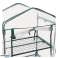 Mini Garden Balcony Greenhouse 4 Metal Shelves PVC Foil 69 x 49 x 157cm image 1