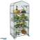 Mini Garden Balcony Greenhouse 4 Metal Shelves PVC Foil 69 x 49 x 157cm image 3