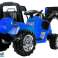 Batteridrevet traktor ZP1005 Blå billede 4