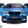 BMW X6M voiture à batterie peinte en bleu photo 3