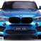BMW X6M voiture à batterie peinte en bleu photo 4