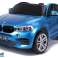 BMW X6M voiture à batterie peinte en bleu photo 5