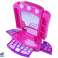 Coiffeuse Ensemble de cosmétiques Miroir Lumières Rose photo 4