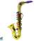 Spielzeug Saxophon Instrument in Gold Bild 3