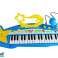 Großes Keyboard 37 Tasten MP3 Mikrofon Blau Bild 3