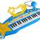 Großes Keyboard 37 Tasten MP3 Mikrofon Blau Bild 2