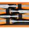 Chisels 6  12  18  24  set of 4 pieces. Two-component handle. Packed in a case image 1