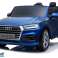 Battery-powered vehicle New Audi Q5 2-seater Blue Painted image 1