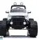 Vehículo a batería Ford Ranger Monster LCD blanco fotografía 1