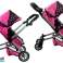 Alice doll's pram Deep. Stroller 2in1 image 1