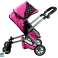 Alice doll's pram Deep. Stroller 2in1 image 5