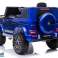 Mercedes G63 AMG Batterieauto blau lackiert Bild 1
