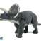Großer Triceratops batteriebetriebener Dinosaurier Grau Bild 2