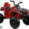 Quad Akku BDM0906 aufblasbare Räder rot Bild 1