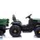 Batteri tilhenger traktor BDM0925 grønn militær bilde 5