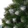 Árbol de Navidad de pino diamante artificial de 220 cm en un tronco premium fotografía 2