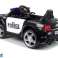 Batteriebetriebenes Auto BBH0007 Polizei Schwarz Bild 2