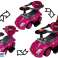 Jouet porteur avec pousseur Mega Car 3en1 Rose photo 1