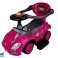Jouet porteur avec pousseur Mega Car 3en1 Rose photo 5