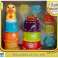 Educational pyramid for a child Build a tower. Sorter. Fun in the water image 5