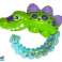 Set of rattles chews colorful animals teddy bear frog image 2