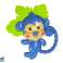 Set of rattles chews colorful animals teddy bear frog image 4