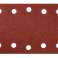 TOP 54H003 Papier de verre velcro 115 x 230 mm. K80. 5 pièces avec trous photo 1