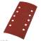 TOP 54H004 γυαλόχαρτο Velcro 115 x 230 mm. K100. 5 τεμ. με τρύπες εικόνα 4