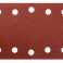 TOP 54H005 Papier de verre velcro 115 x 230 mm. K120. 5 pièces avec trous photo 1