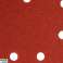 Papier de verre delta auto-agrippant 140 x 140 x 80 mm, K120, 5 pcs, avec trous photo 2