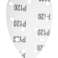 Papier de verre delta auto-agrippant 140 x 140 x 80 mm, K120, 5 pcs, avec trous photo 3