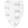 Papier de verre auto-agrippant delta 140 x 140 x 80 mm. K240. 5 pcs.. avec trous photo 3