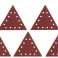 Papier abrasif auto-agrippant K120, triangular avec 12 trous, 5 pièces pour meuleuse 59G264 photo 4