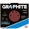 Papier abrasif auto-agrippant K120, triangular avec 12 trous, 5 pièces pour meuleuse 59G264 photo 6