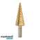 Step drills: 4 12 4 20 4 32 mm. TiN. set of 3 pcs. image 2