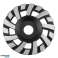 Disc diamantat pentru șlefuire 115 x 22.2 x 5 mm. segment C fotografia 3