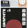 Velcro skiver 125 mm. P36. 5 stk. med 8 huller billede 1