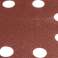 Velcro slibeskiver 125 mm. P120. 5 stk. med 8 huller billede 5