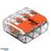 Wago 3-way connector. Model: 221 413. from 0.20 4.00mm?. 10 pcs image 1