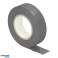 Grey insulating tape. flame retardant. width 19mm. thickness 0.13mm. length 20m image 1
