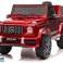 Mercedes G63 Batteri Bil Rød Maling BBH 002 bilde 4