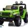 Baterie do auta Jeep Rubicon 4x4 zelená fotka 2