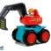 Carro de construcción para camión volquete bulldozer de rodillos hormigonera para niños pequeños5 tipos fotografía 1