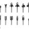 Carbide Cutters. Shank 6 mm. Set of 12 pcs. image 3