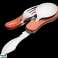 Couteau de camping orange photo 6