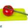 Set de verduras y frutas con batidora a batería y bandeja fotografía 3
